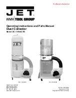 Preview for 1 page of Jet DC-1100G Operating Instructions And Parts Manual