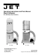 Jet DC-1200CK Operating Instructions And Parts Manual preview
