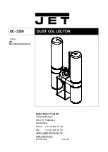 Jet DC-3500 Operating Instructions Manual preview