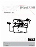 Jet EHB-1018V Operating Instructions And Parts Manual предпросмотр