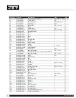 Preview for 16 page of Jet EHB-1018V Operating Instructions And Parts Manual