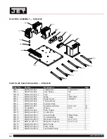 Предварительный просмотр 32 страницы Jet EHB-1018V Operating Instructions And Parts Manual