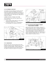 Preview for 12 page of Jet EHB-916V Operating Instructions And Parts Manual