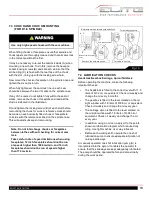 Предварительный просмотр 13 страницы Jet Elite 1700 Series Operating Instructions And Parts Manual