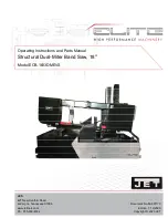 Jet Elite ECB-1833DMEVS Operating Instructions And Parts Manual preview