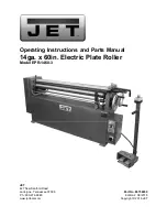 Jet EPR-1460-3 Operating Instructions And Parts Manual preview