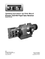 Jet ESN-40 Operating Instructions And Parts Manual предпросмотр