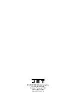 Preview for 32 page of Jet HBS-812G Operating Instructions And Parts Manual