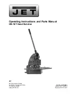 Jet HN-16T Operating Instructions And Parts Manual preview