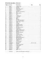 Предварительный просмотр 7 страницы Jet HP-15A Parts List