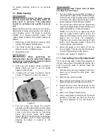 Preview for 16 page of Jet HVBS-710SG Operating Instructions And Parts Manual