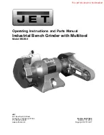 Preview for 1 page of Jet IBGM-8 Operating Instructions And Parts Manual