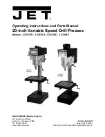 Preview for 1 page of Jet J-2221VS Operating Instructions And Parts Manual