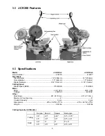 Предварительный просмотр 6 страницы Jet J-CK350-4 Operating Instructions And Parts Manual