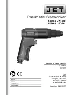 Preview for 1 page of Jet JAT-660 Operations & Parts Manual