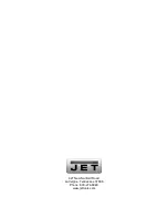 Предварительный просмотр 20 страницы Jet JCT-3640 Operations & Parts Manual