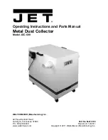 Jet JDC-500 Operating Instructions And Parts Manual preview