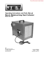 Preview for 1 page of Jet JDC-500B Operating Instructions And Parts Manual