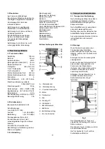 Предварительный просмотр 9 страницы Jet JDP-212 Operating Instructions Manual