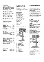 Предварительный просмотр 9 страницы Jet JDP-370 Operating Instructions Manual