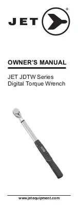 Jet JDTW Series Owner'S Manual preview