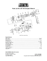 Предварительный просмотр 1 страницы Jet JET-1010 Parts List