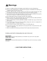 Preview for 5 page of Jet JHM-610 Operating Instructions And Parts Manual