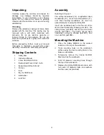 Preview for 8 page of Jet JHM-610 Operating Instructions And Parts Manual