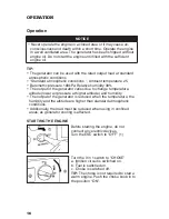 Preview for 16 page of Jet JIN3500E Operation Manual