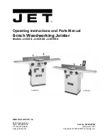 Jet JJ-6CSDX Operating Instructions And Parts Manual preview