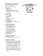 Preview for 7 page of Jet JJ-8CS Operating Instructions And Parts Manual