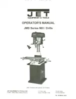 Jet JMD-18 Operator'S Manual предпросмотр