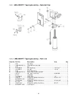 Предварительный просмотр 27 страницы Jet JMD-45VSPF Operating Instructions And Parts Manual