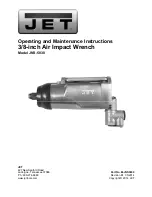 Jet JNS-5030 Operating And Maintenance Instructions Manual preview