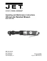 Preview for 1 page of Jet JNS-5052 Operating And Maintenance Instructions Manual