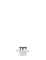 Предварительный просмотр 8 страницы Jet JNS-7033 Operating And Maintenance Instructions Manual