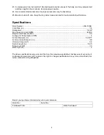 Preview for 4 page of Jet JNS-7033E Operating And Maintenance Instructions Manual