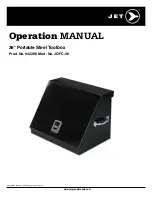 Jet JOFC-36 Operation Manual preview