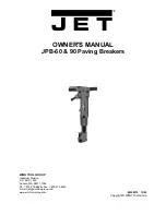 Preview for 1 page of Jet JPB-60 Owner'S Manual