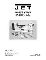 Предварительный просмотр 1 страницы Jet JPL-358 Owner'S Manual