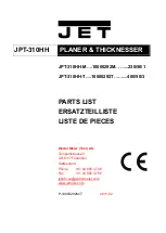 Preview for 27 page of Jet JPT-310HH Operating Instructions Manual