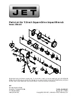 Jet JSM-403 Parts List preview
