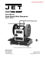 Jet JSSG-10 Parts Manual предпросмотр