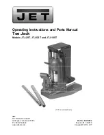 Jet JTJ-2ST Operating Instructions And Parts Manual preview