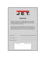 Preview for 42 page of Jet JTS-254 Instruction Manual