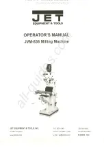 Jet JVM836-94 Operator'S Manual preview