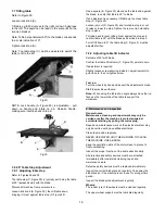 Preview for 16 page of Jet JWBS-10 Operating Instructions Manual