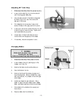 Preview for 15 page of Jet JWBS-14DX Operating Instructions And Parts Manual