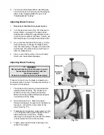 Preview for 16 page of Jet JWBS-14DX Operating Instructions And Parts Manual