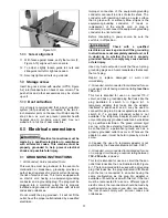 Предварительный просмотр 11 страницы Jet JWBS-14SFX Operating Instructions And Parts Manual